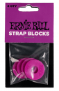  Ernie Ball 5618 Strap Blocks 4PK Purple 